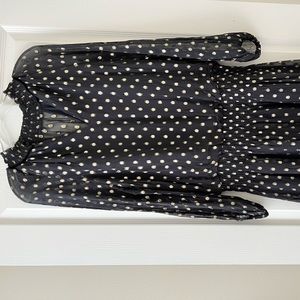 Beautiful dress by the company “velvet,” beautiful shimmery spots